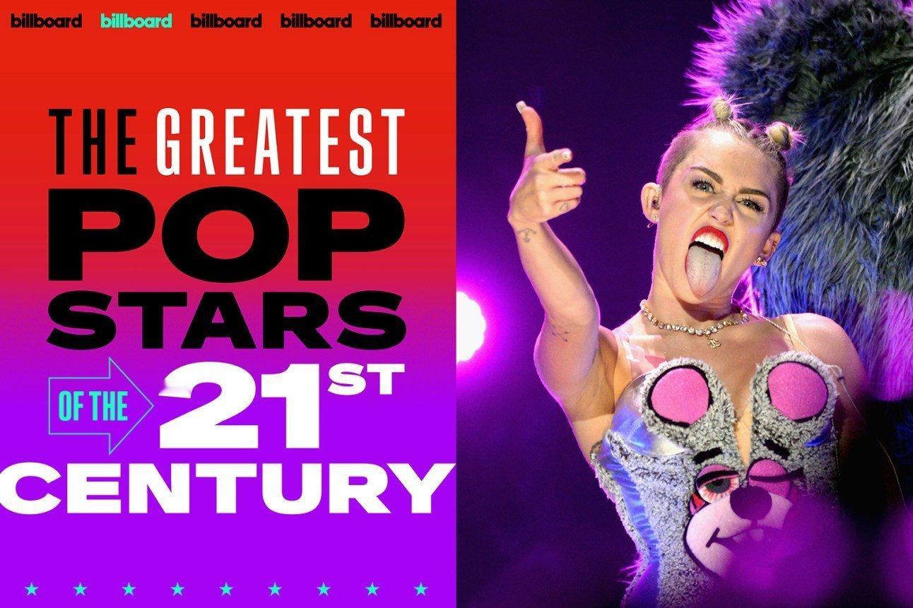 Billboard“21世纪最伟大流行歌手”第15名揭晓：Miley Cyrus