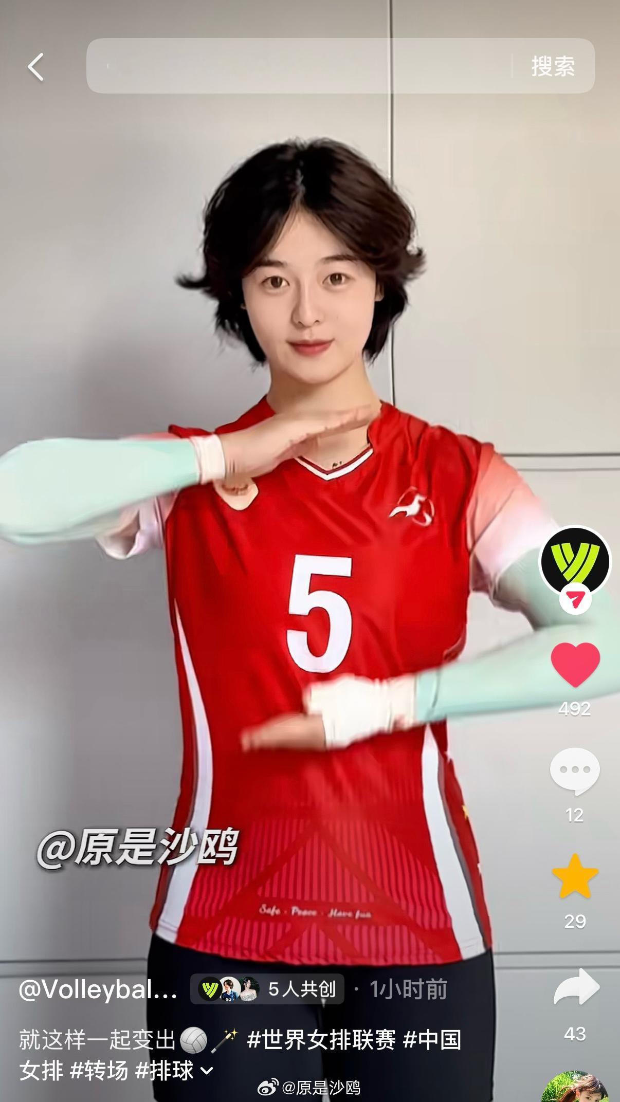 🪄变出一只小奥芊vnl世界女排联赛中国女排