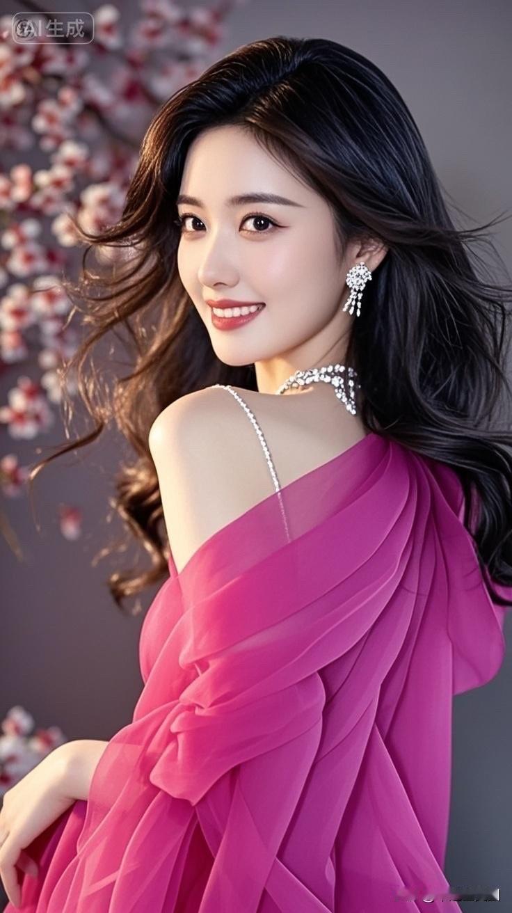 惊艳的粉色礼服，优雅的女性魅力，绽放如花！🌸✨