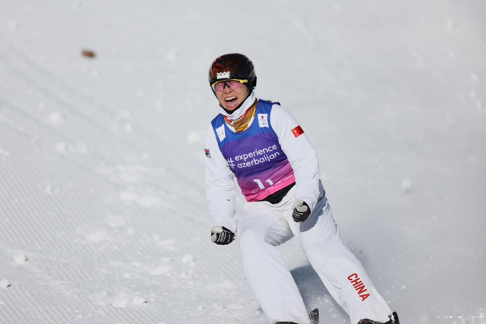 上咪咕为徐梦桃加油 今晚，徐梦桃第五次站在冬奥赛场，自由式滑雪女子空中技巧的舞台