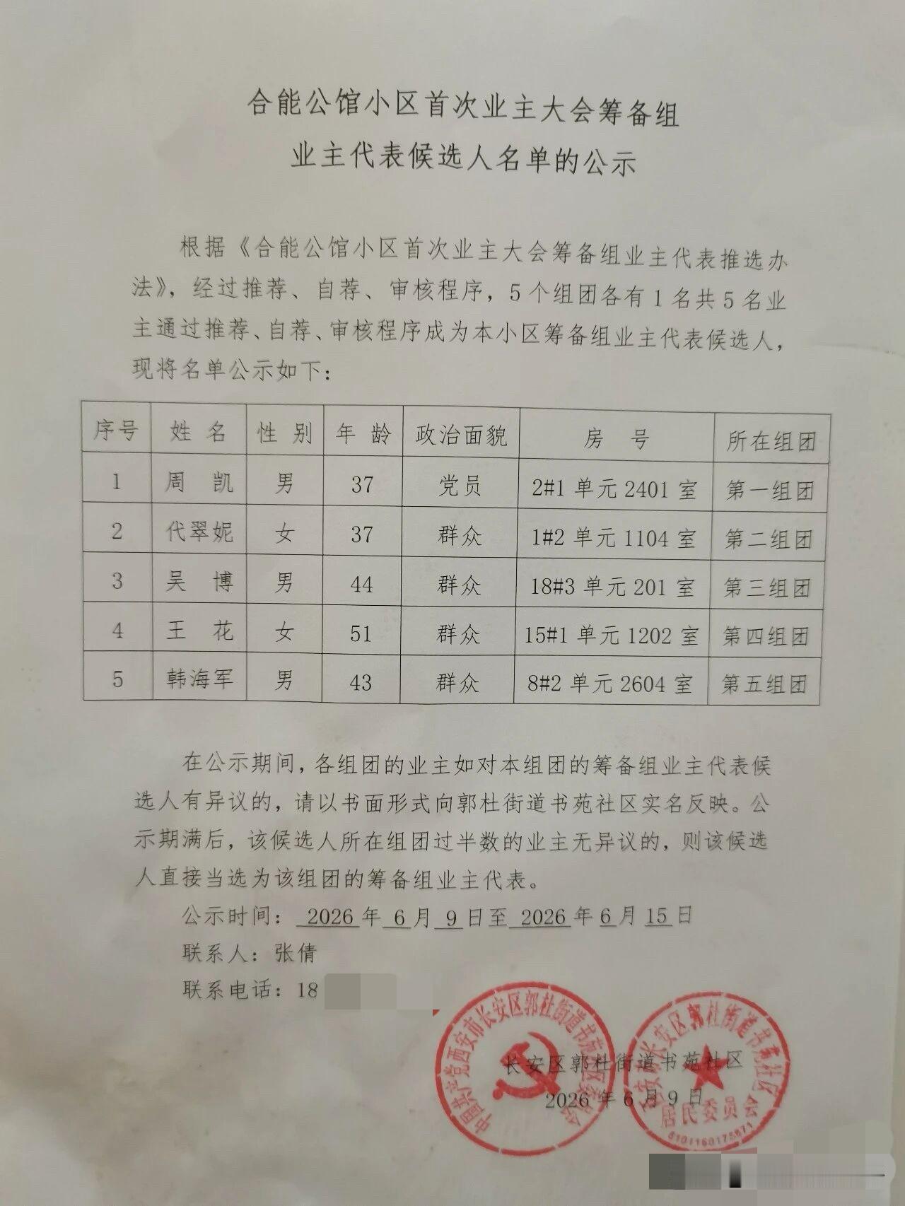 西安又一小区正式成立业业主委员会，希望对业主来说是件好事！小区物业委员会 西安 