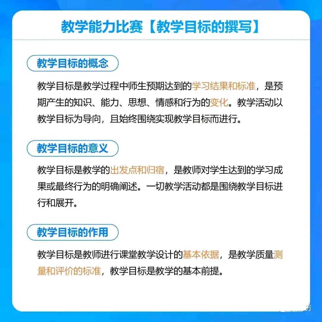 教学能力竞赛材料的要素