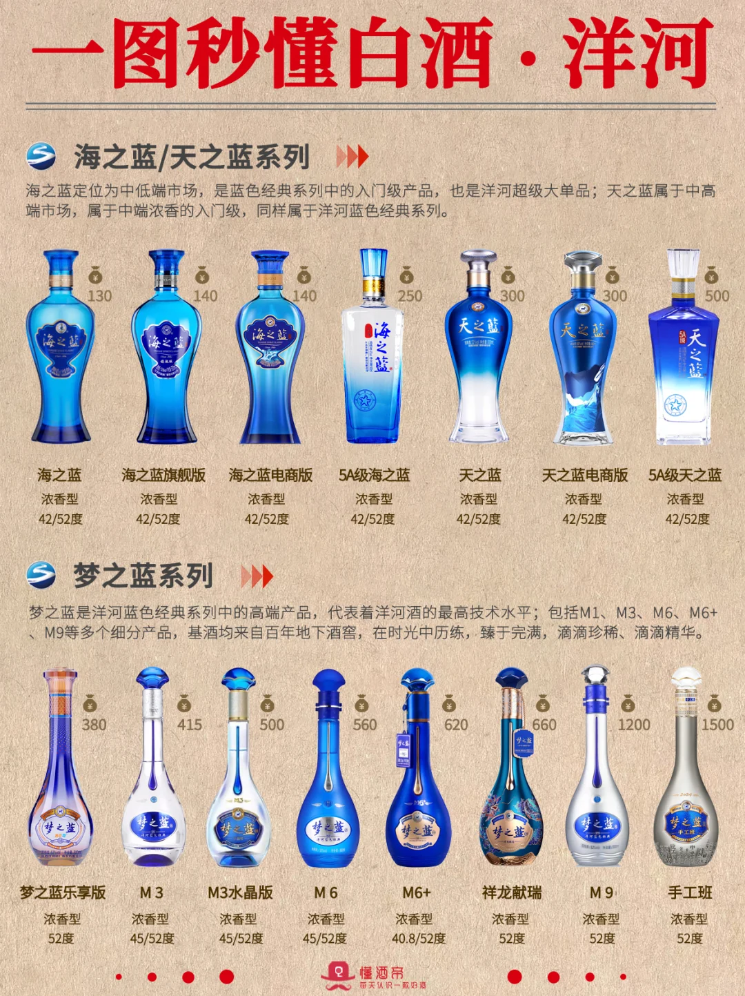 一图秒懂白酒·洋河🍶秒变懂酒达人🏆