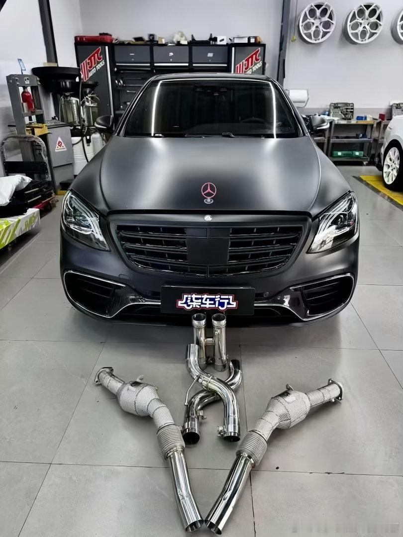 15款 奔驰S63L AMG 5.5T 升级CSK隔热三元头段100钼 ⬆️ 
