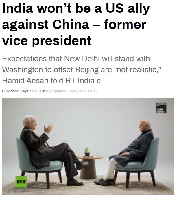 印度前副总统:当年和中国打的那一仗，让印度付出了三代人的代价！

这是这位89岁
