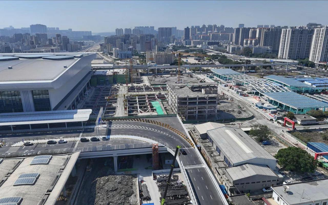 汕头站西站房最新进展及汕头站枢纽一体工程。汕头站 汕头站扩建 汕头