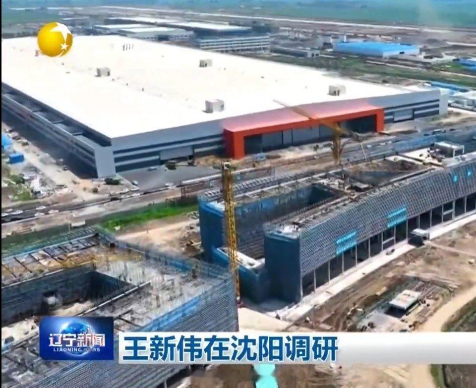 辽宁卫视播出了沈阳飞机公司正在建造的新厂房。[围观] ​​​
