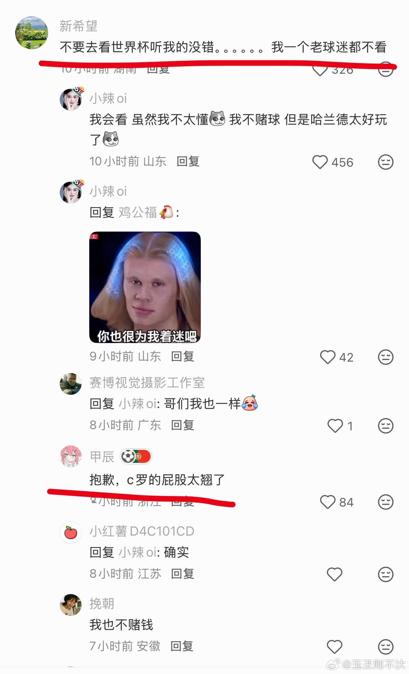在这个帖子里，被无语两次 