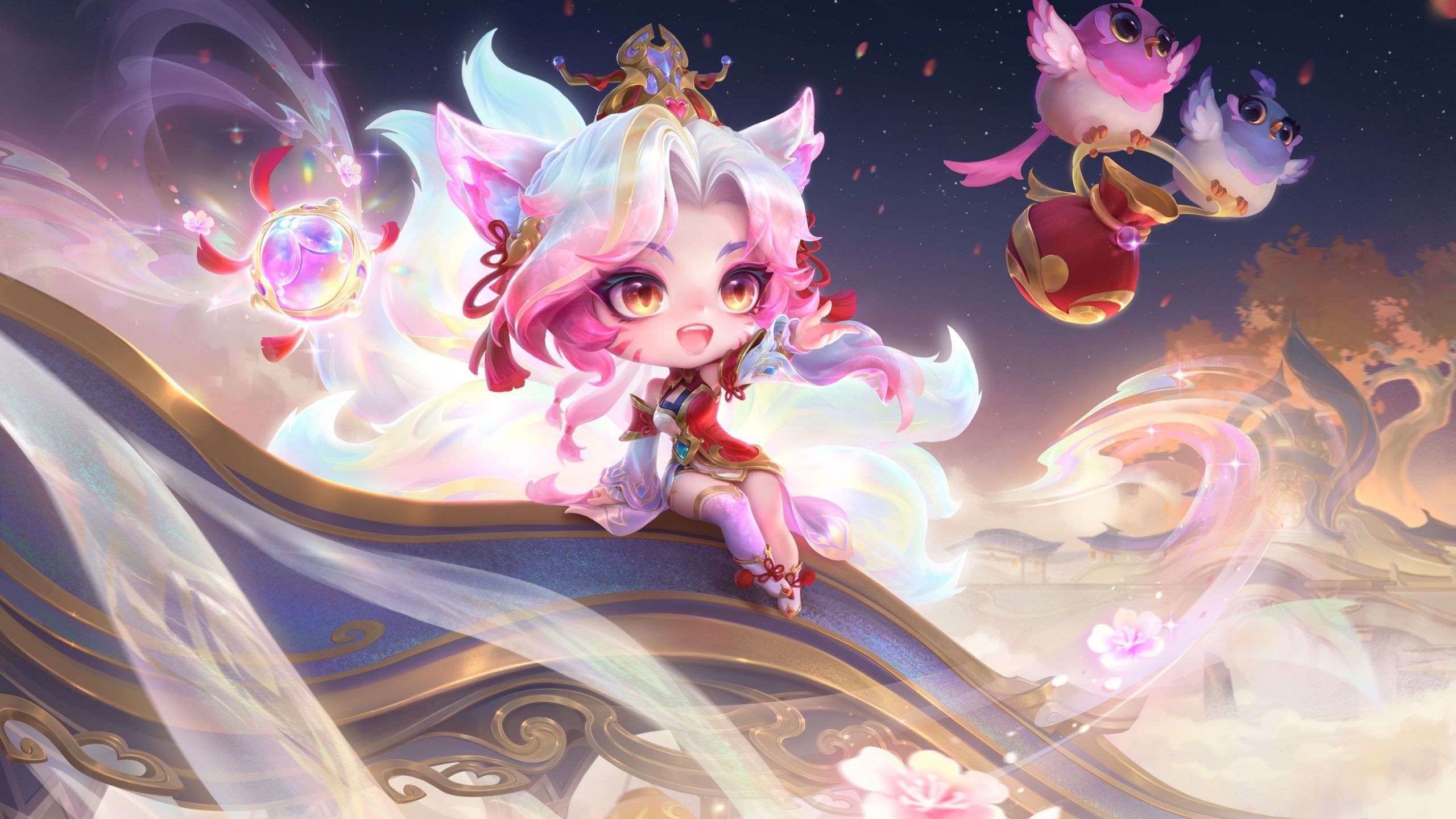 金铲铲之战五福临门和福星仙子原画英雄联盟