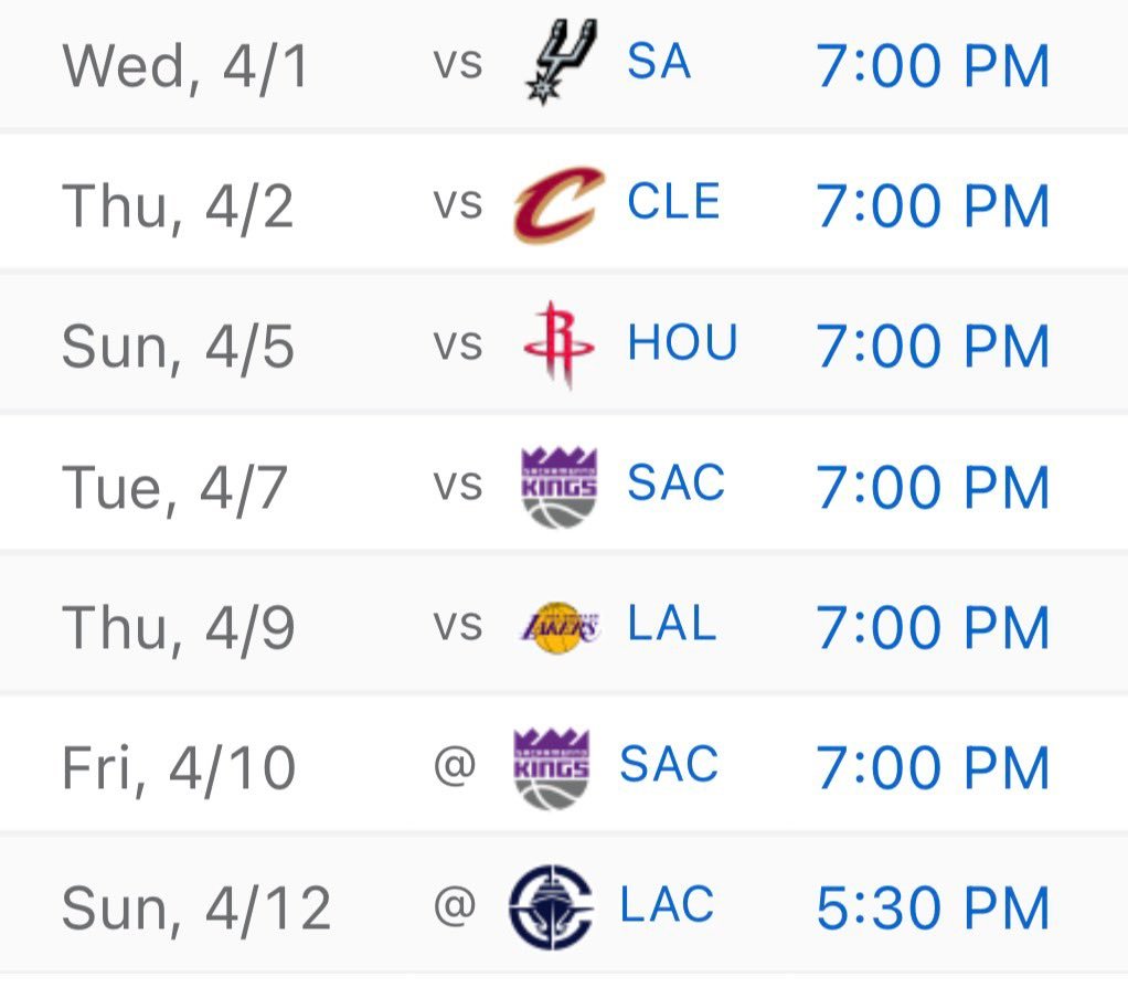 勇士队接下来的对手（图为美国时间）金州勇士