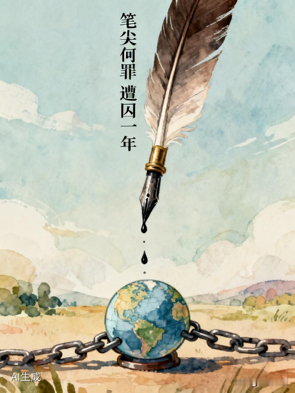 笔尖何罪遭囚一年，强权无理践踏人权