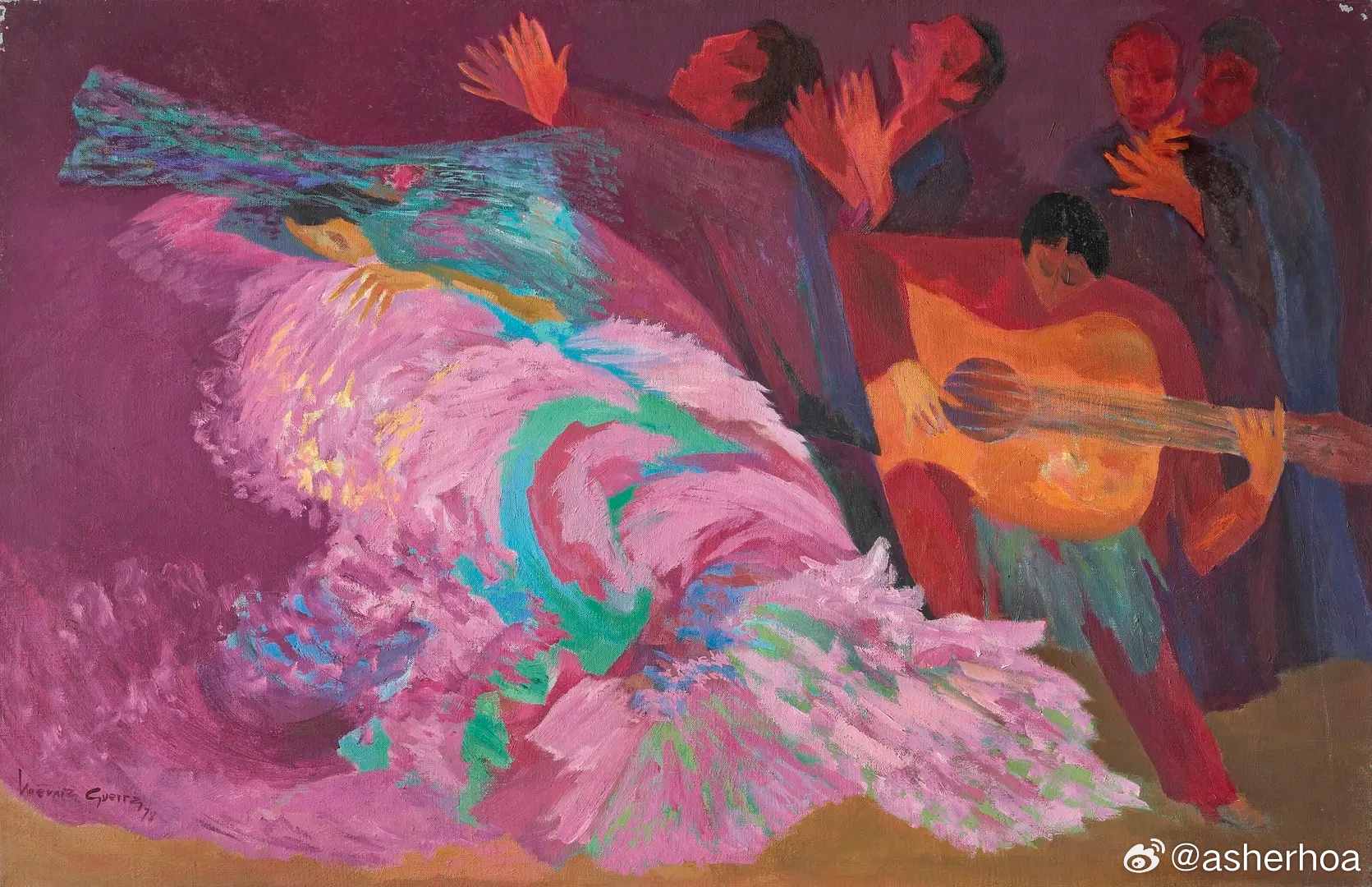 西洋历史文化鱼缸[超话] 巴西女画家Noêmia Guerra（1919－200