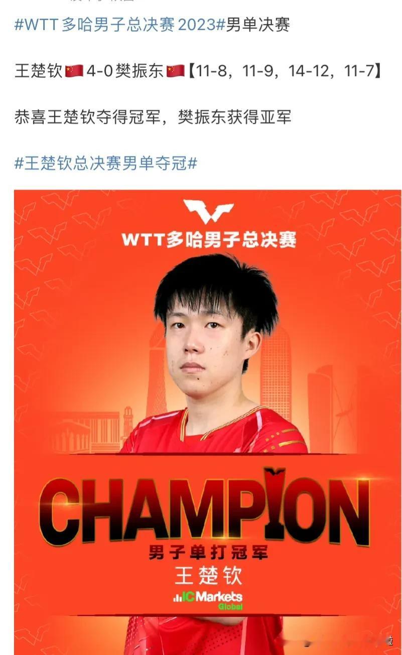 樊振东4：0输给王楚钦是真的没想到！！！
明明半决赛对战林高远，状态都很好，速度