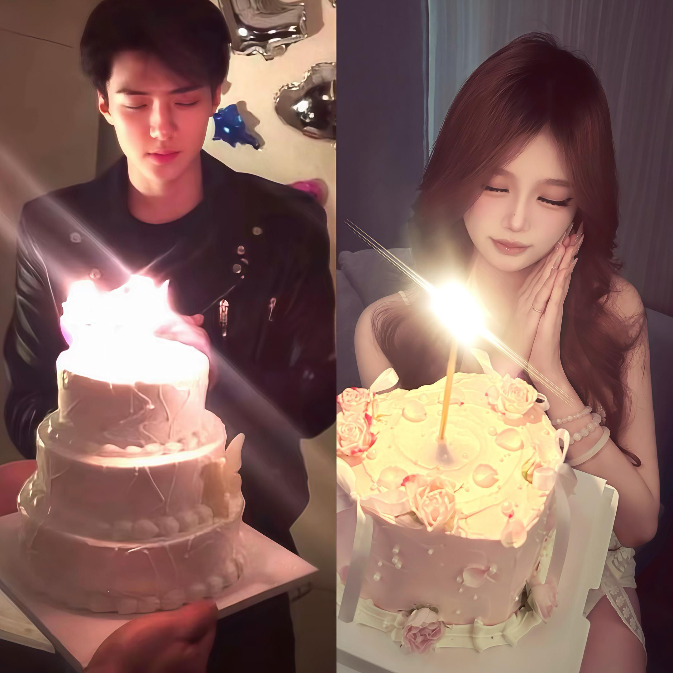 幸福的愿望是永远在一起。