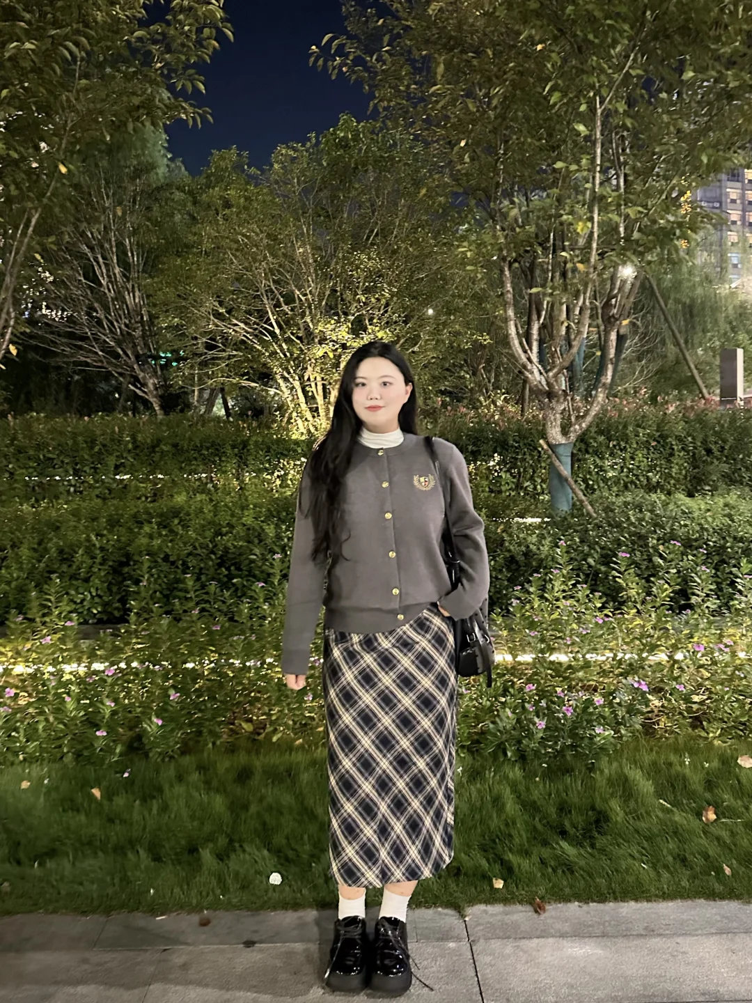 180斤｜胖女生秋冬也太适合穿学院风了吧