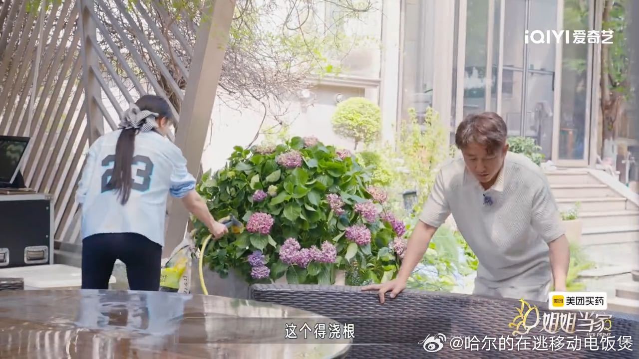 邹市明说冉莹颖负责貌美如花就行冉莹颖邹市明收拾院子这段 邹市明在院子里忙得像模像