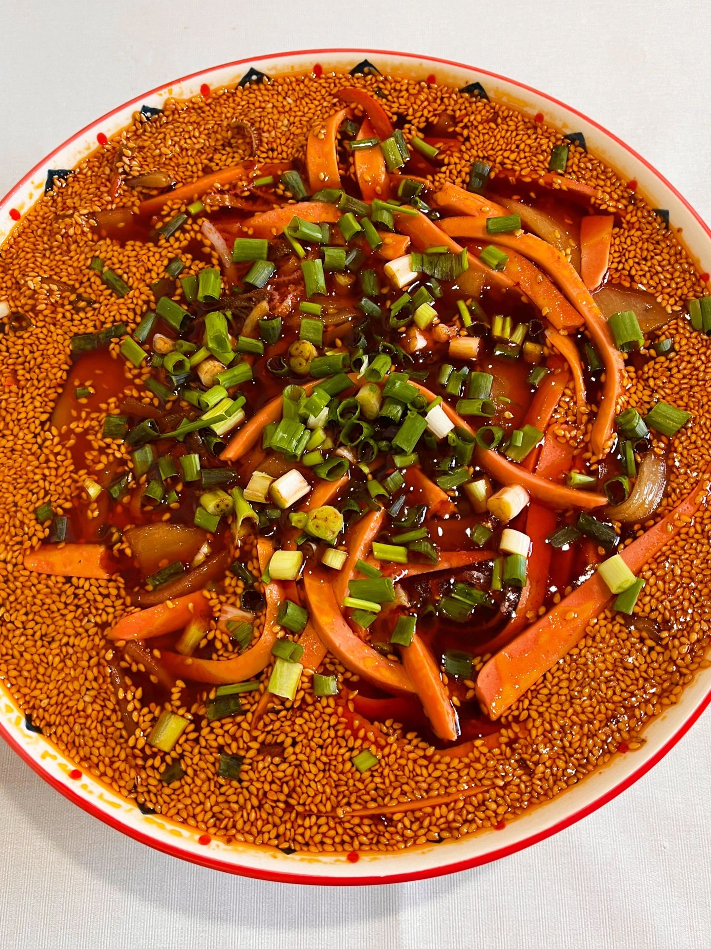 今天吃什么？又香又辣的钵钵鸡贡菜毛肚丝🤤~