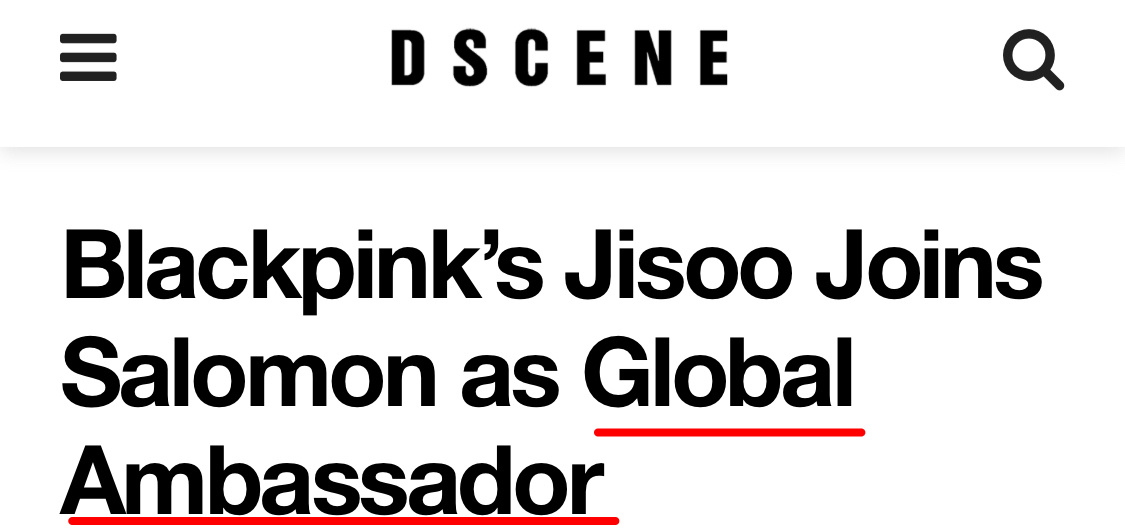 kimjisoo  国际知名时尚媒体 DSCENE（Design Scene）报