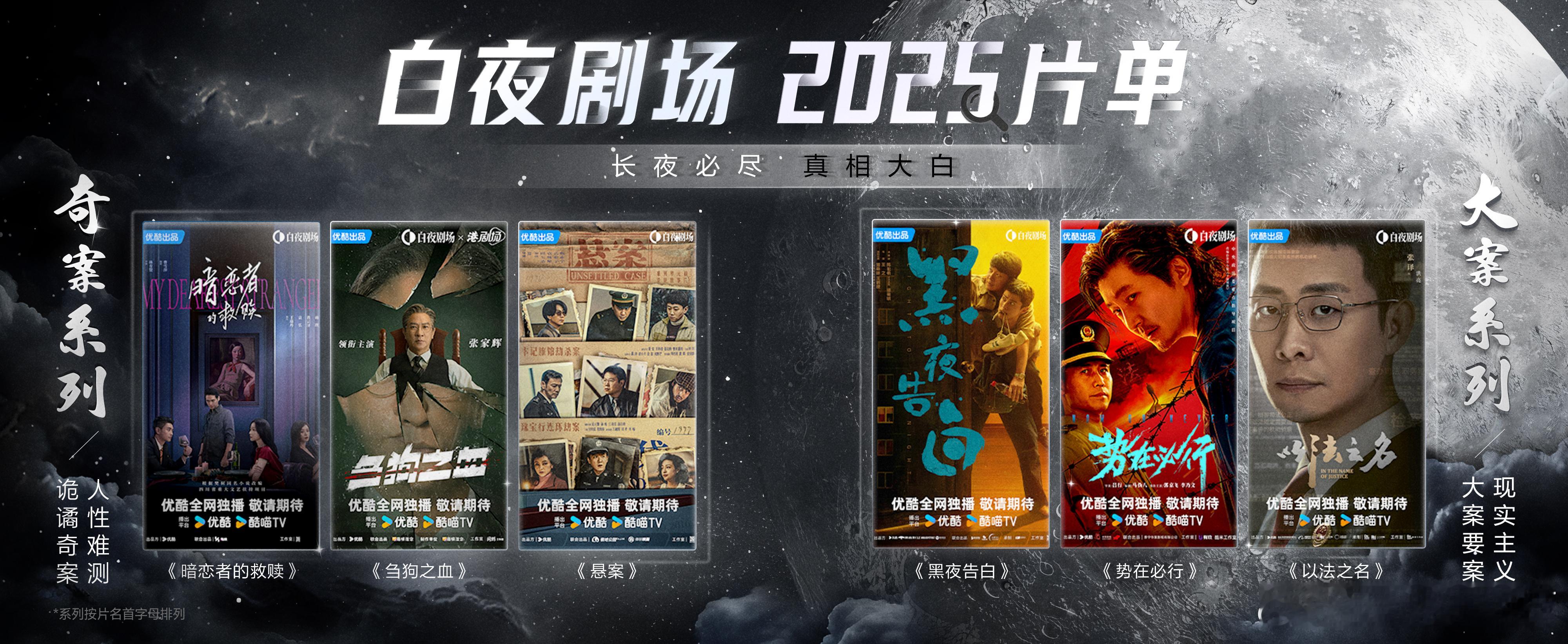 刍狗之血 白夜剧场黑夜告白入驻白夜剧场 三大平台悬疑片单PK，白夜剧场赢在细节！