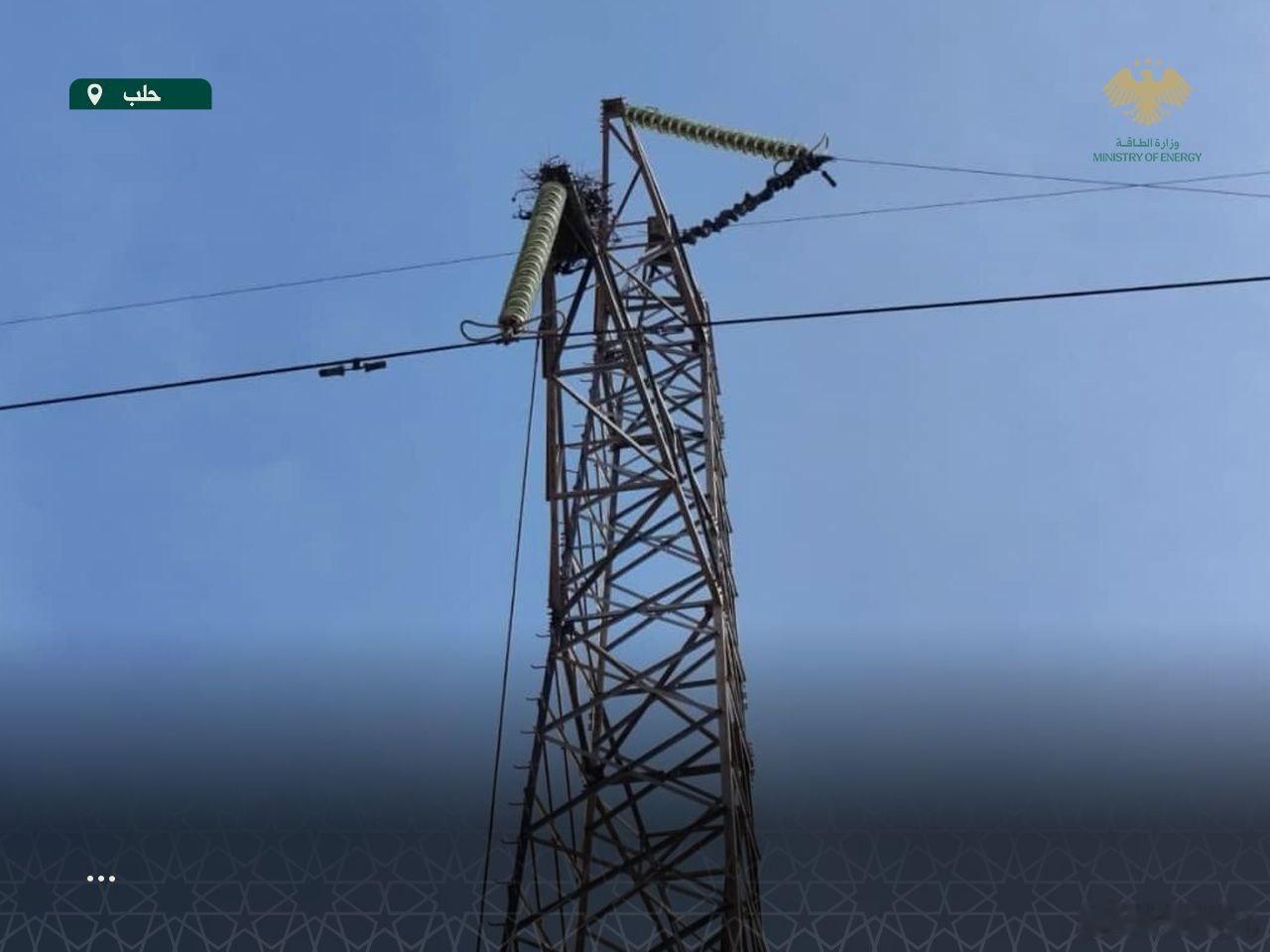 叙利亚新政权能源部宣布，在因库尔德 SDF/PKK武装控制而断电一年后，蒂什林大
