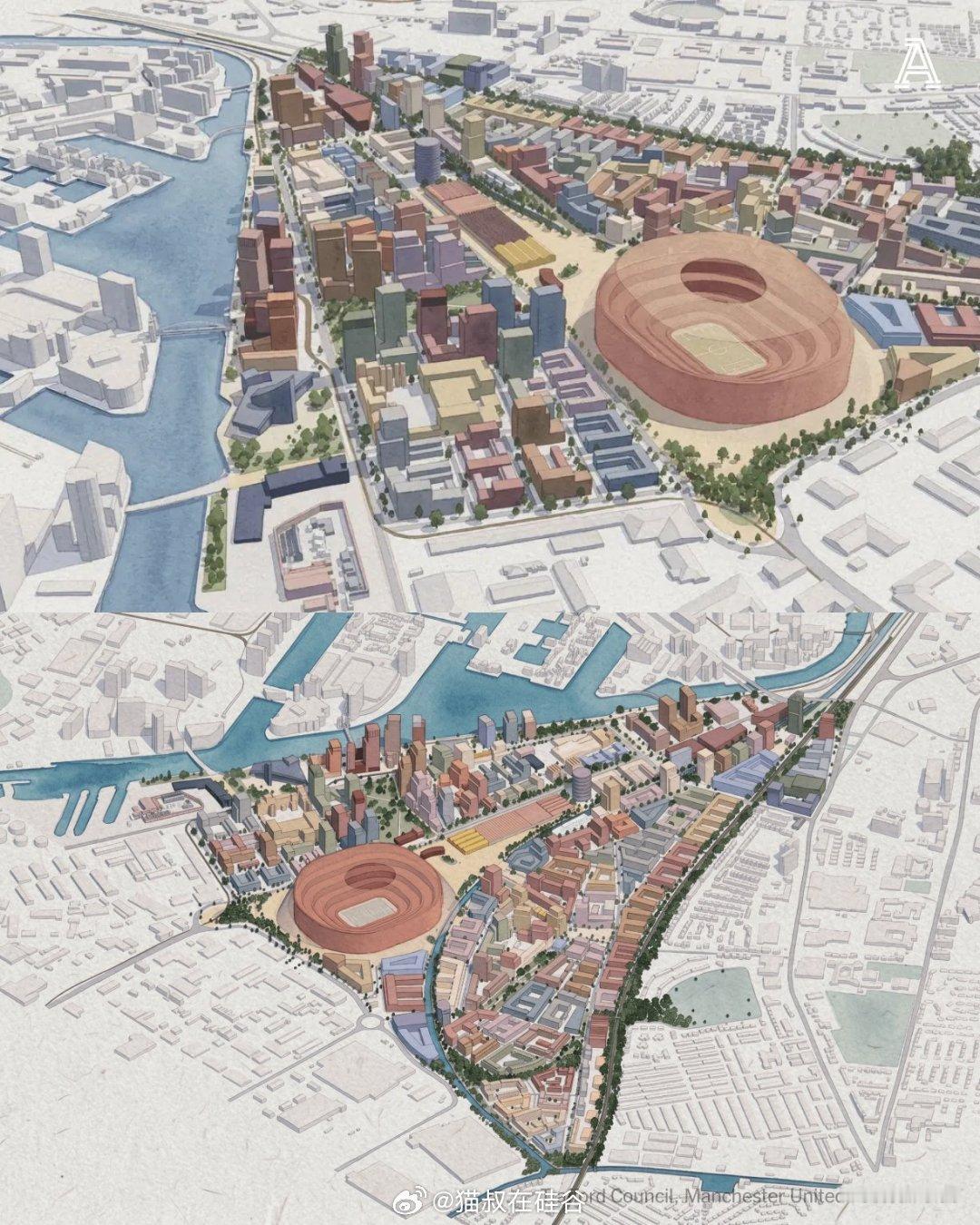 曼联确定新球场选址曼联已公布其新建10万座球场在周边区域改造规划中的拟定选址。曼