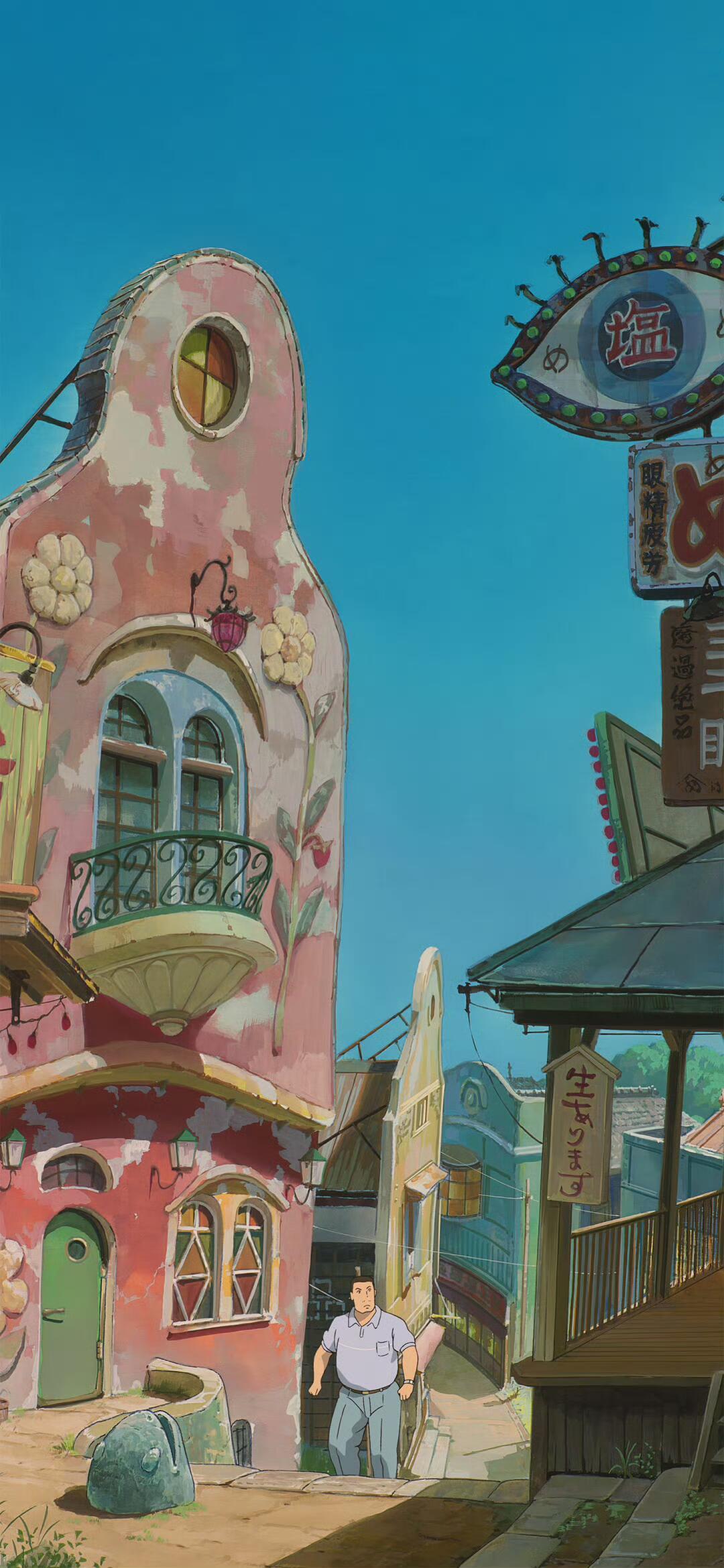 春日企画壁纸 千与千寻壁纸“这个世界真的很现实，每个人都在为着同一个目的，不惜一