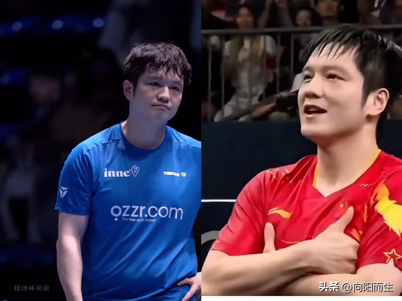 说真的，
看着现在的樊振东，
我是既心疼又佩服！

这孩子从来不玩虚的，哪怕当初