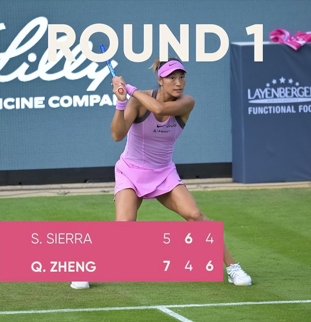 郑钦文压力太大了，兑现赛点仰天怒吼！


北京时间6月22日深夜，WTA500赛