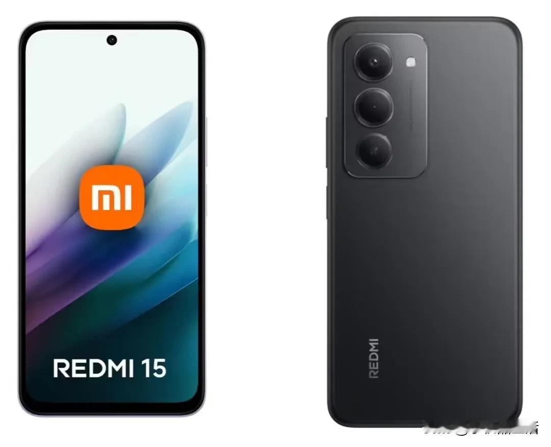 红米新机Redmi 15外观渲染图曝光：后置三摄采用纵向排列的矩形Deco

今