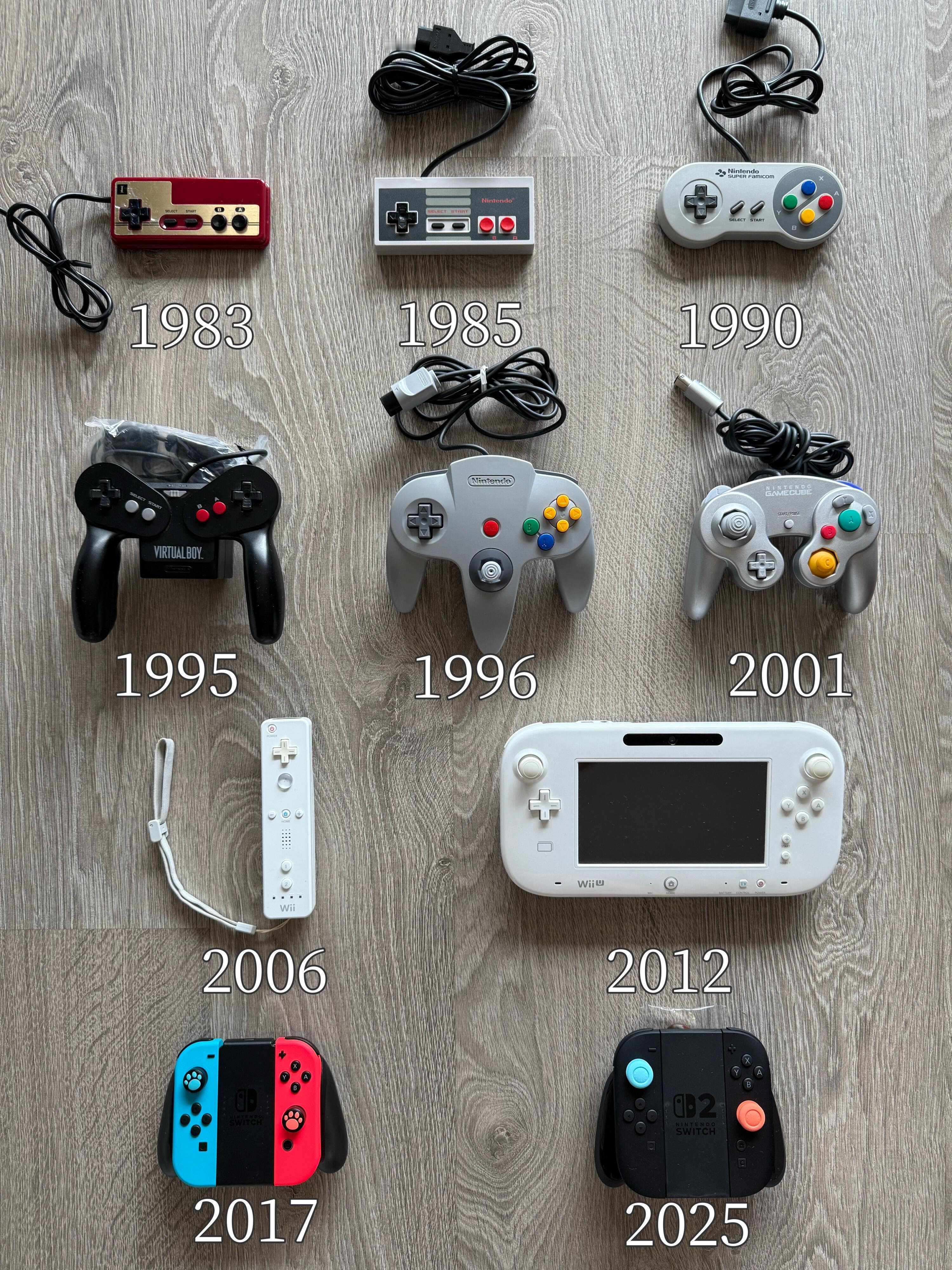 历代任天堂手柄你都认识吗[doge]从红白机到Switch每一款都藏着无法复制的