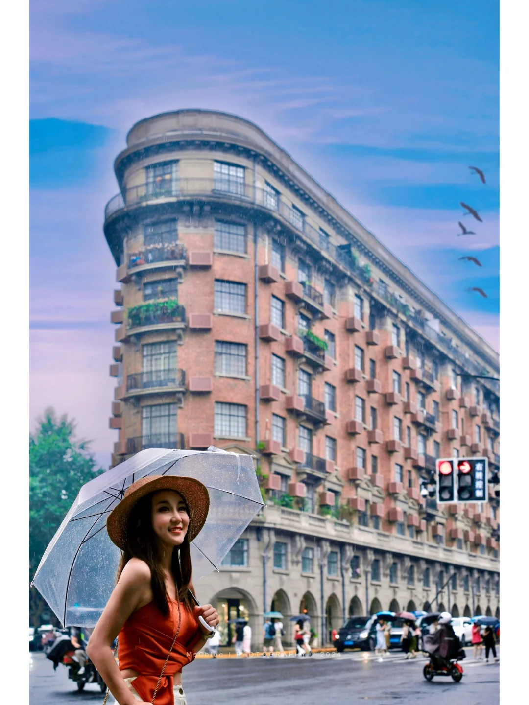 下雨天的魔都依然别具魅力~不枉此行‼️