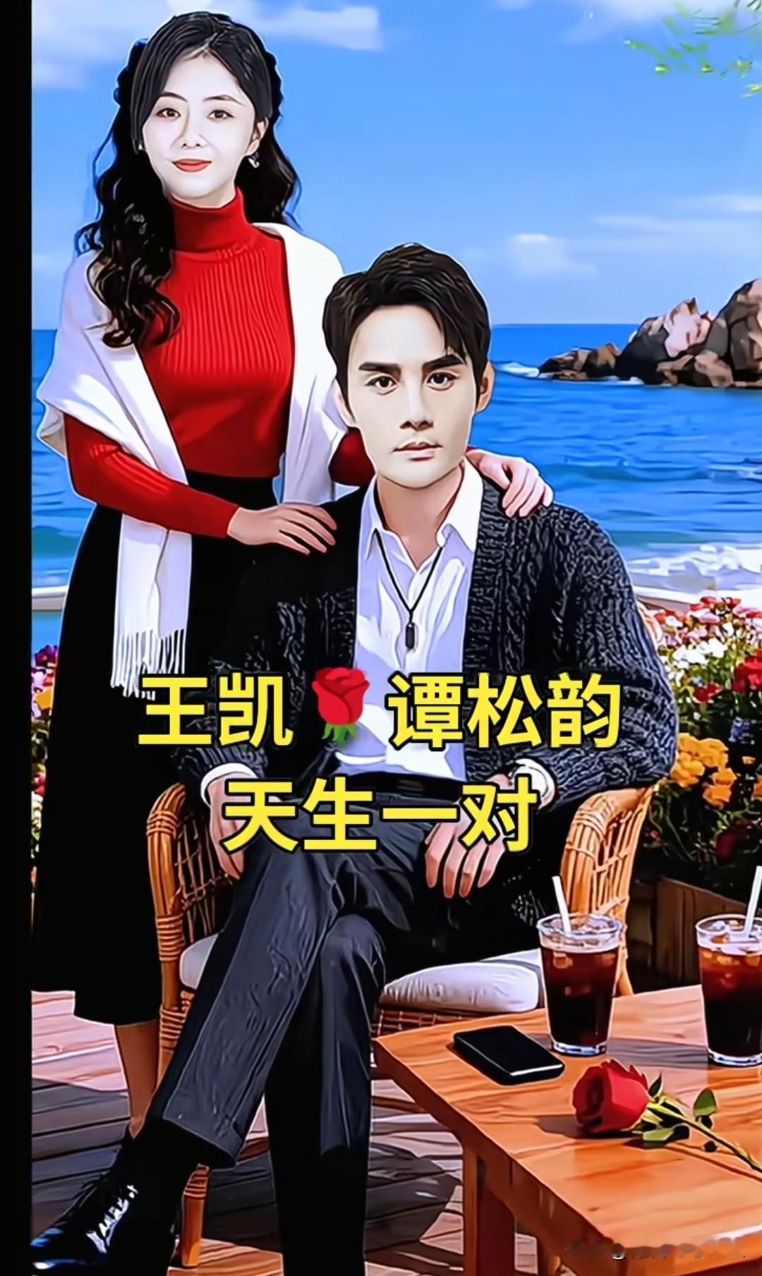 哇塞🤩第一张图情侣二搭在海边享受悠闲时光。美不胜收好完美海滨情侣照 情侣海边氛