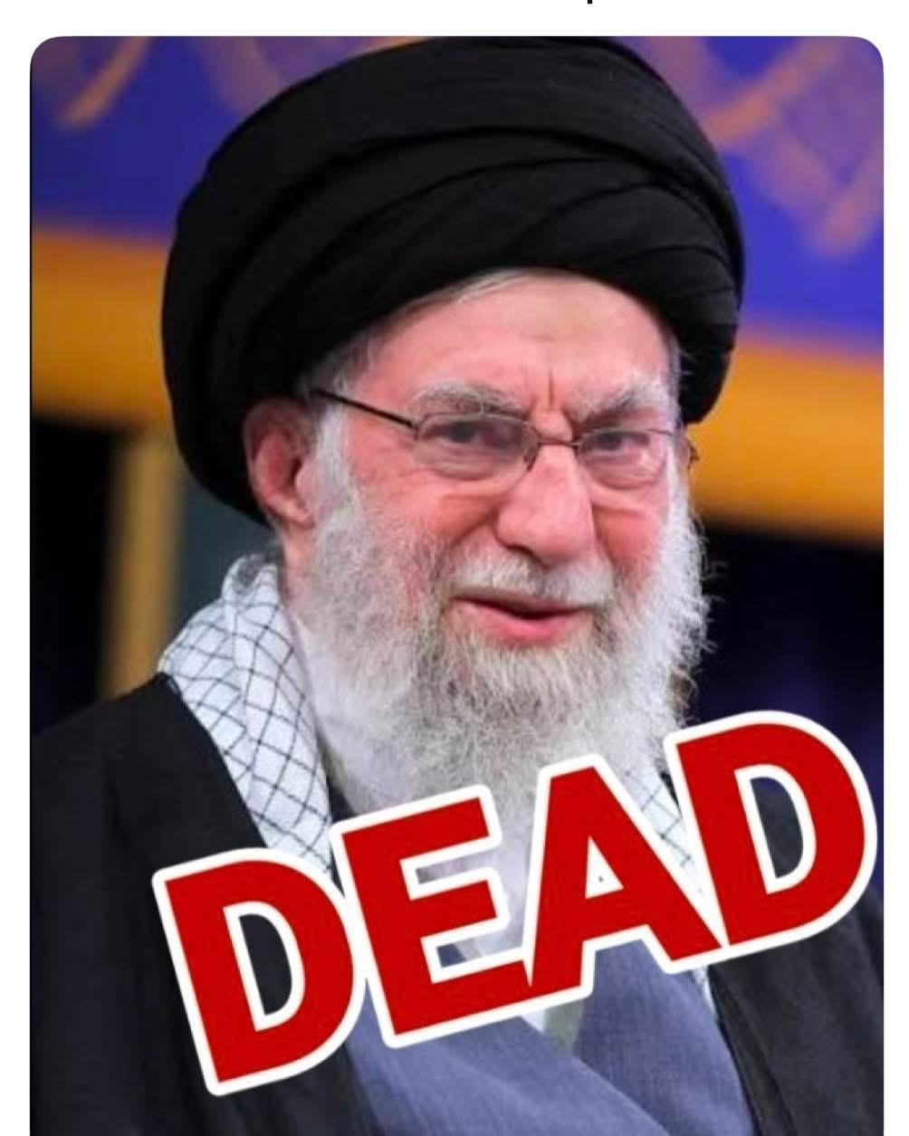 报告大新闻以色列12频道：哈梅内伊死亡！

以色列第12频道援引以色列官员的话称