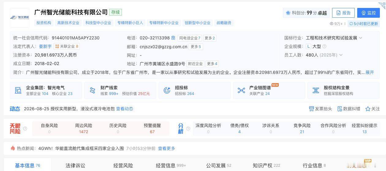 智光电气7.76亿元收拢储能少数股权告吹
智光储能13方股东结构继续保留
智光电