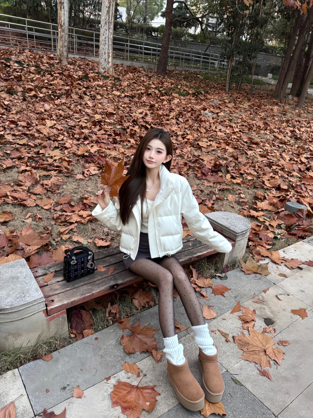 公园氛围感拍照🍁