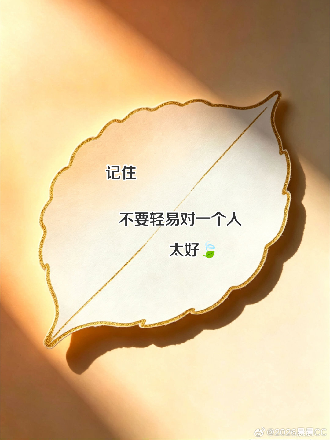 浅遇深藏写文案🌿🌿🌿让世界充满爱专题：千万别毫无保留对一个人过分好。你的掏