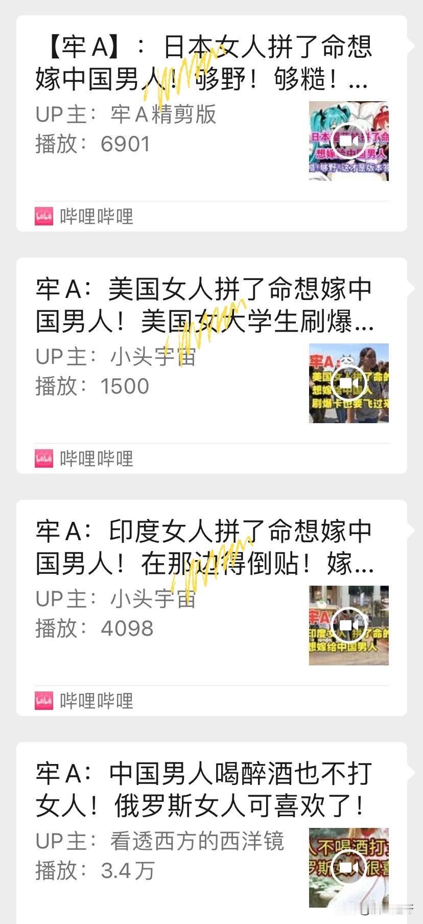 🤔，都拼了命想嫁给中国男人？？这个哔哩哔哩确实是……，算了，马上过年了，就不爆