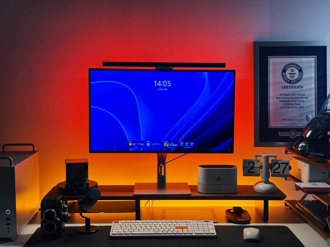 升级了一下拍摄间的桌搭