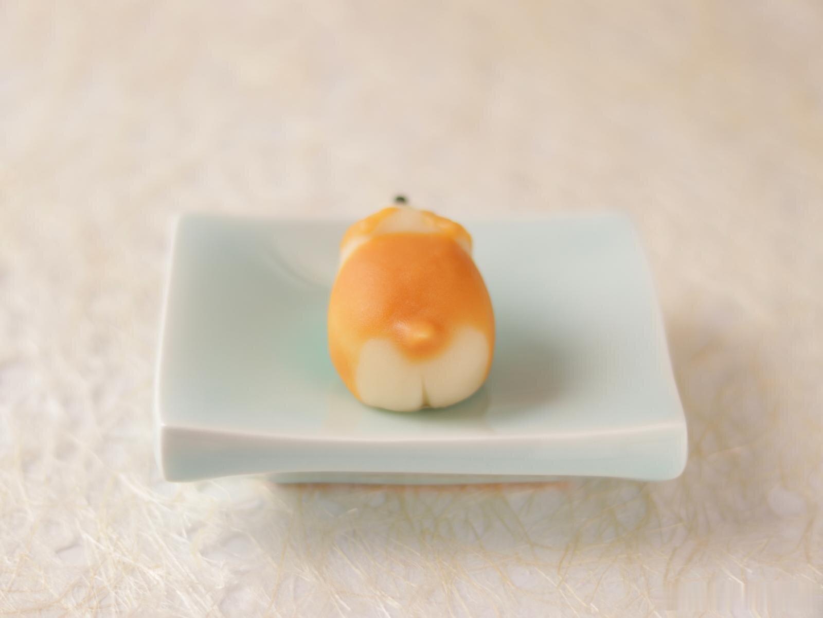 【柯基造型和菓子登场】日本栃木县真冈市和菓子店“红谷三宅”推出全新「柯基练切和菓