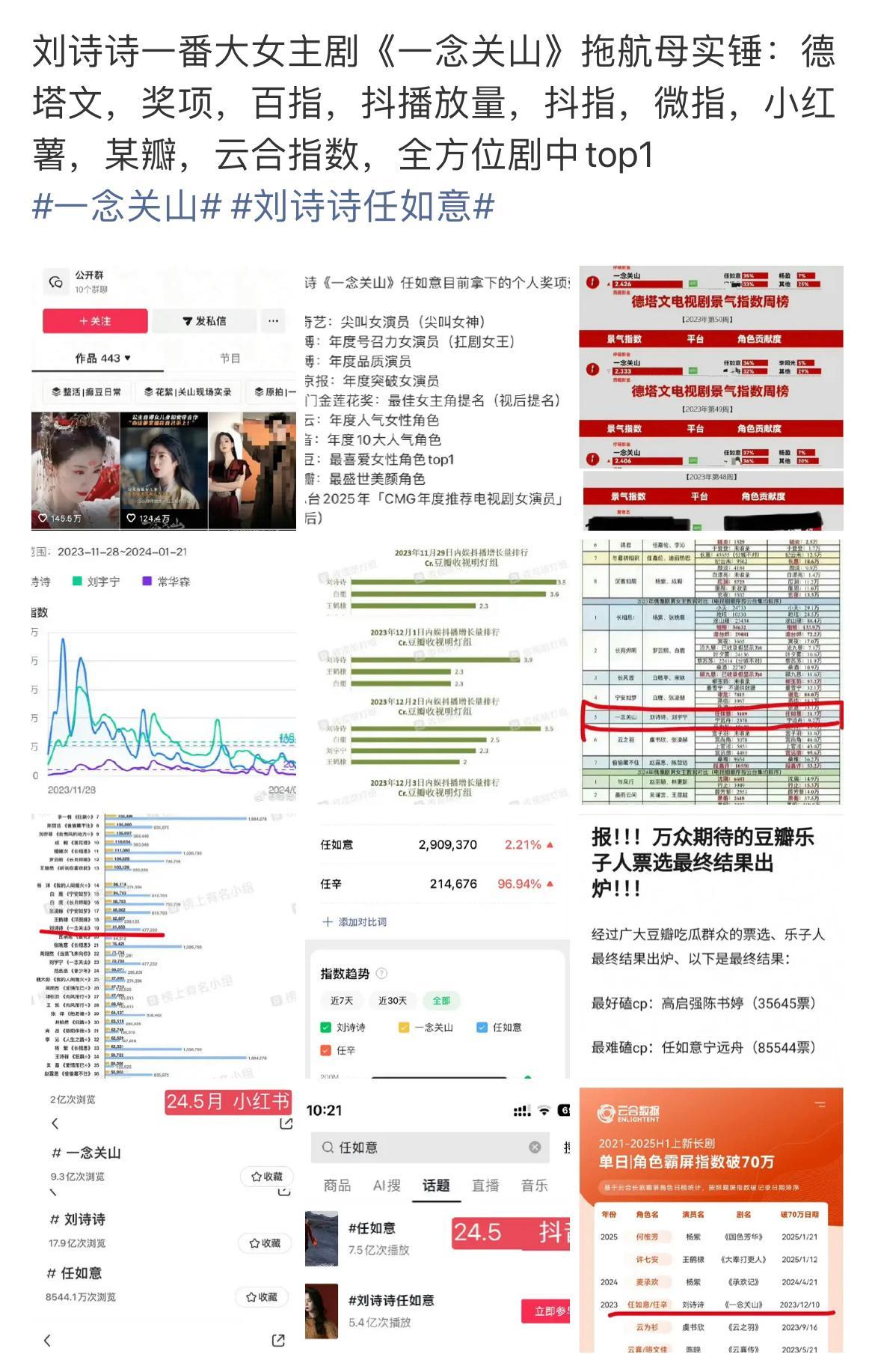一念关山开播两周年刘诗诗单扛的一番大女主爆剧，《一念关山》任如意和《怪侠一枝梅》