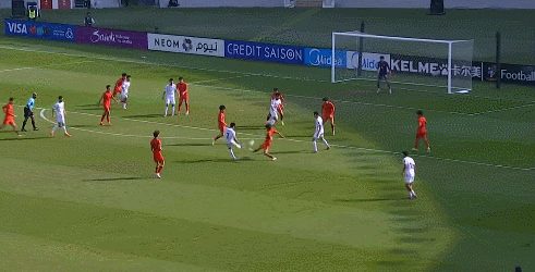 心疼李昊U23国足vs乌兹别克斯坦U23 90分钟常规时间结束，U23国足0-0