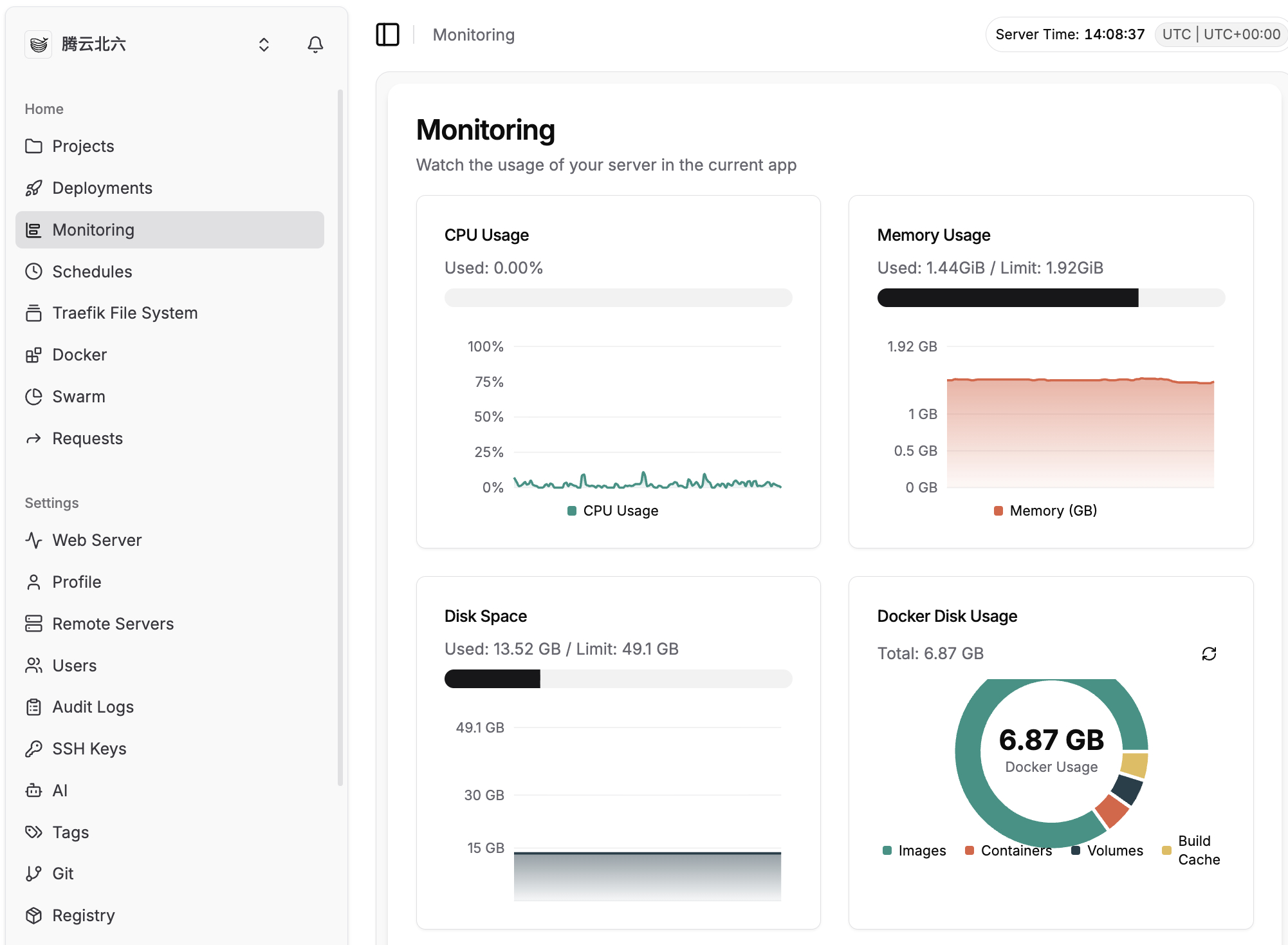 Easy同学正在独立开发最近把 CapRover 换成 Dokploy 了，很不