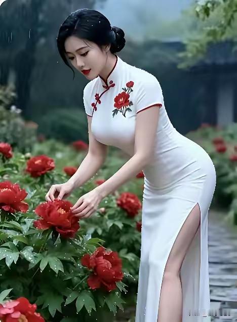 塞鸿秋·良缘
男贪娇面女贪才，
相看两不猜。
芙蓉帐底春山黛，
砚池墨溅香罗带。