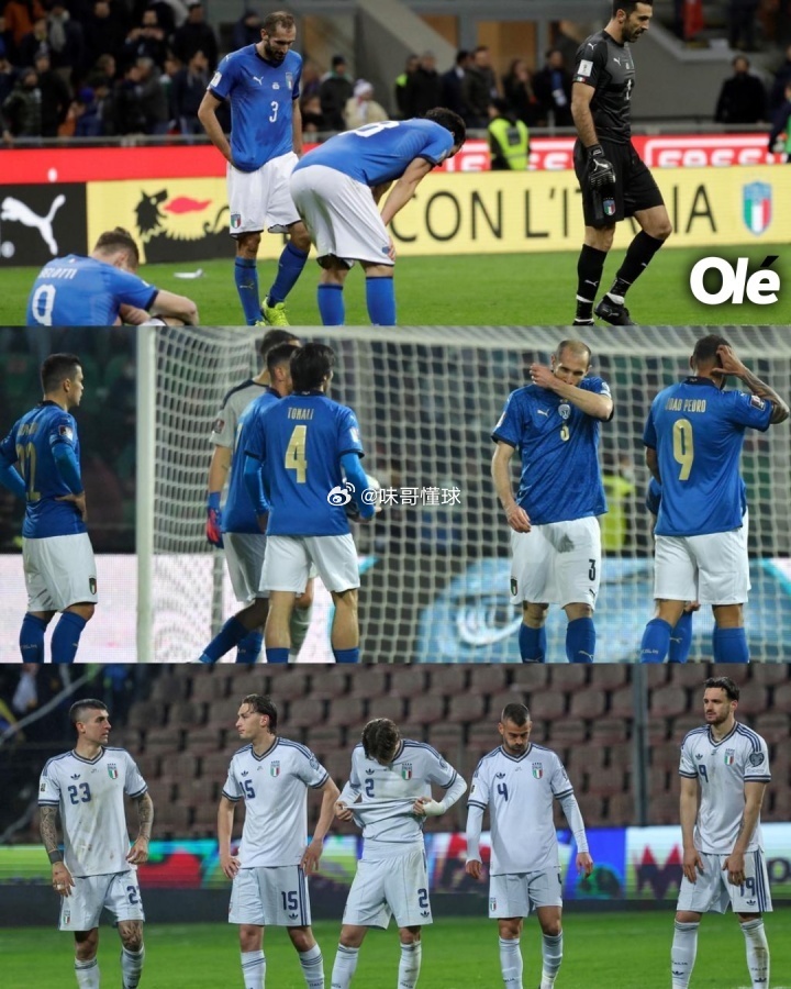 意大利连续3届无缘世界杯意大利再度折戟附加赛，斯皮纳佐拉等国脚可能整个生涯都无缘