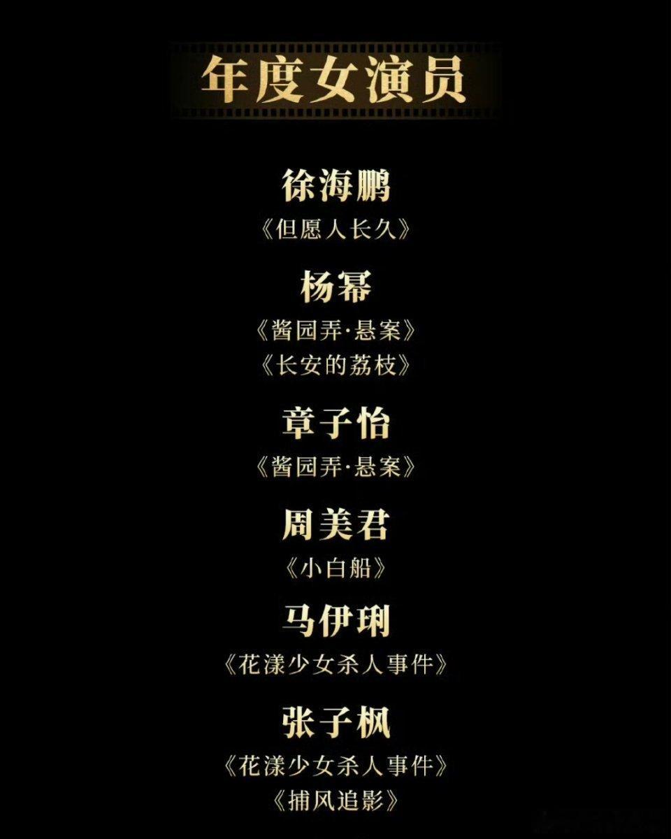 杨幂 入围中国电影导协初评入围最佳女演员！恭喜幂姐🎉🎉，实至名归！ 