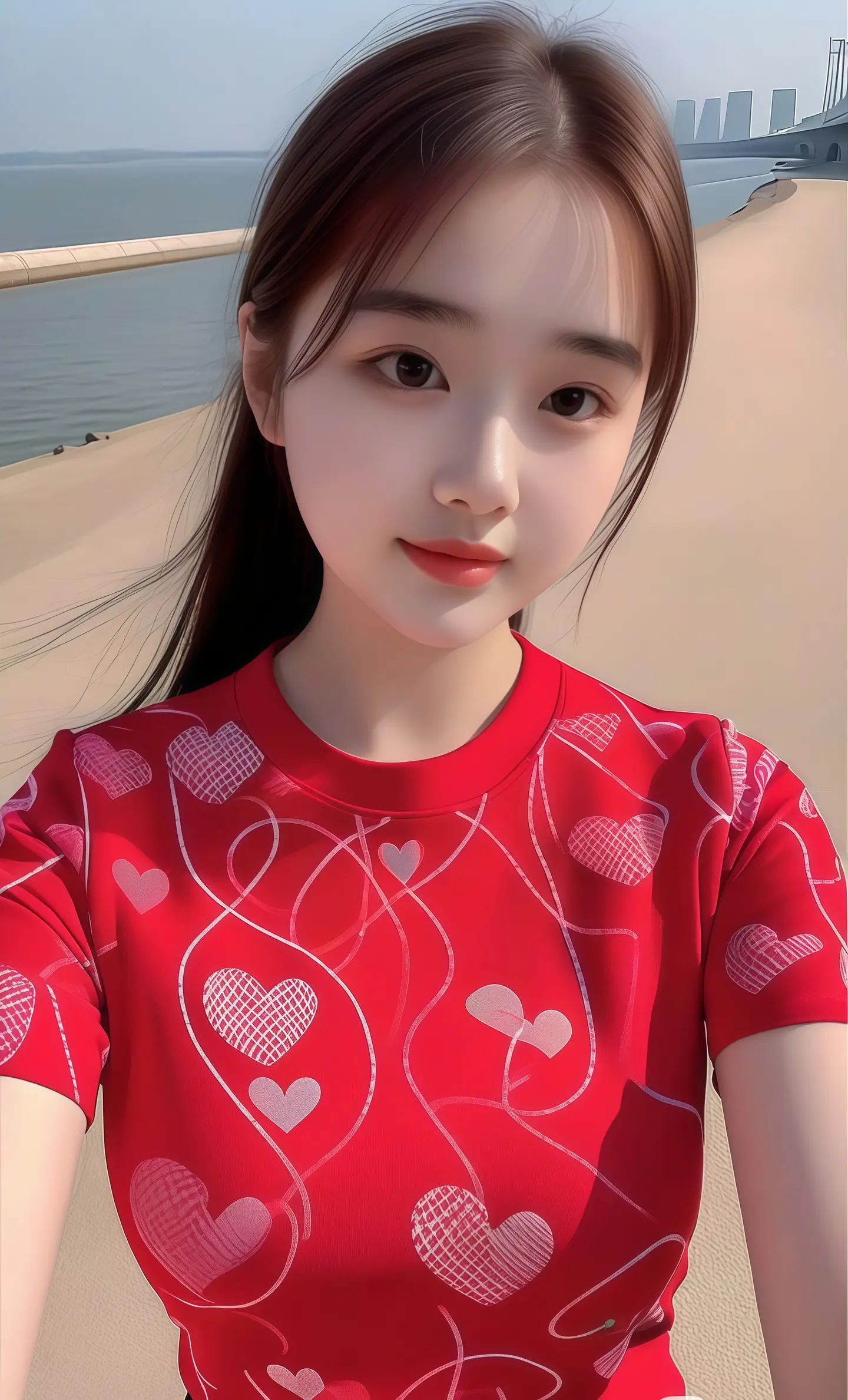 夏天该有的样子 甜系少女 清纯女神 俏皮可爱 海边拍照