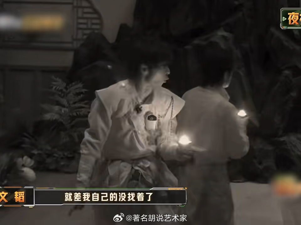 文韬运气不详实力很强文韬先把队友的图案都找完了，自己的最后才找到，这是什么“先他