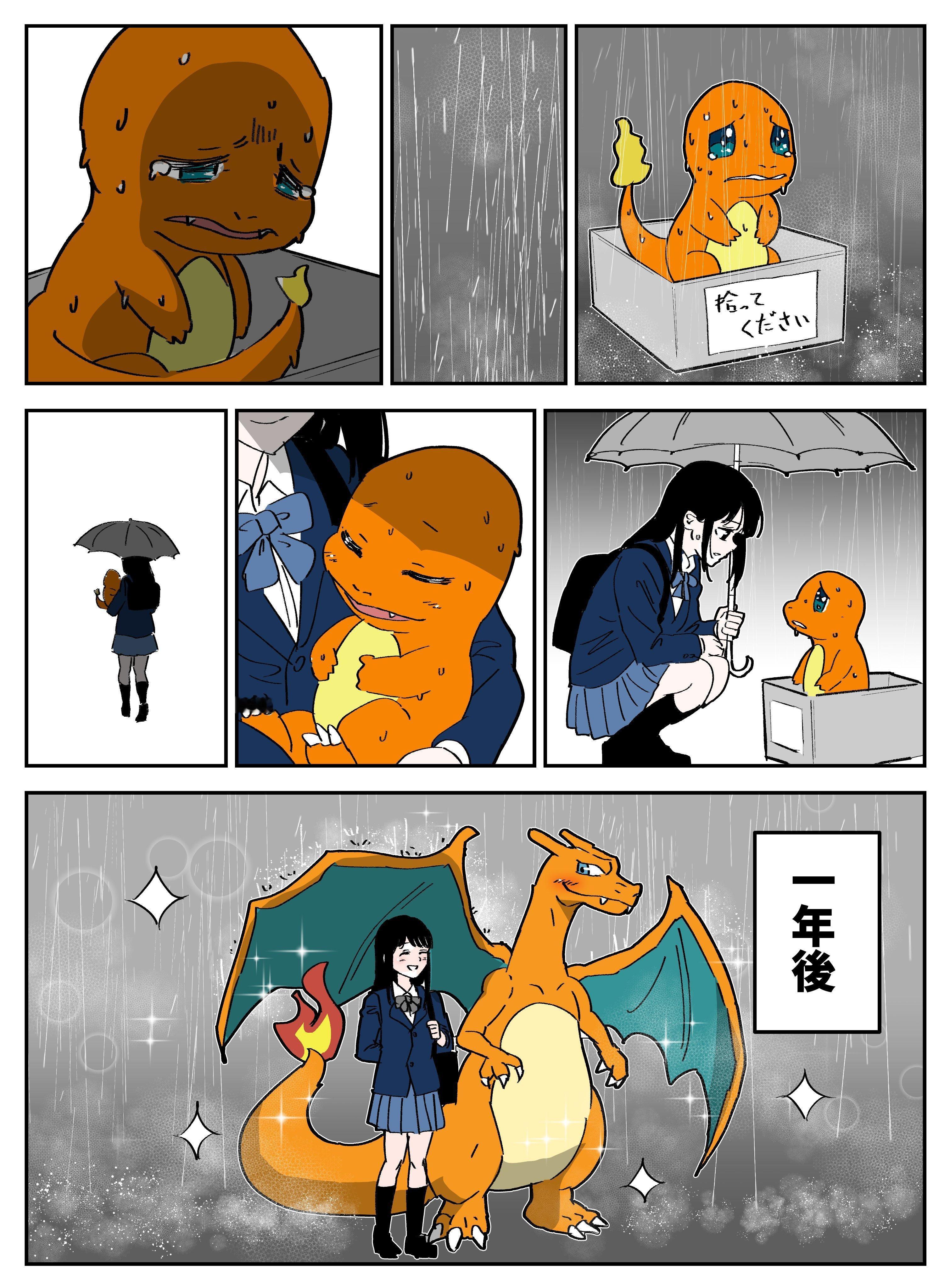 宝可梦 捡到小火龙 