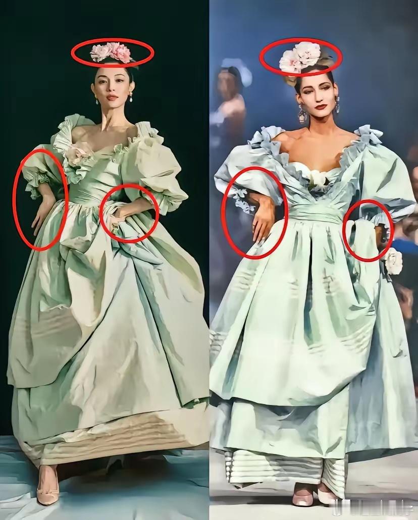 钟楚曦这人，真是越扒越有意思!​钟楚曦说，头上戴花是自己想到的，但是被网友扒出来