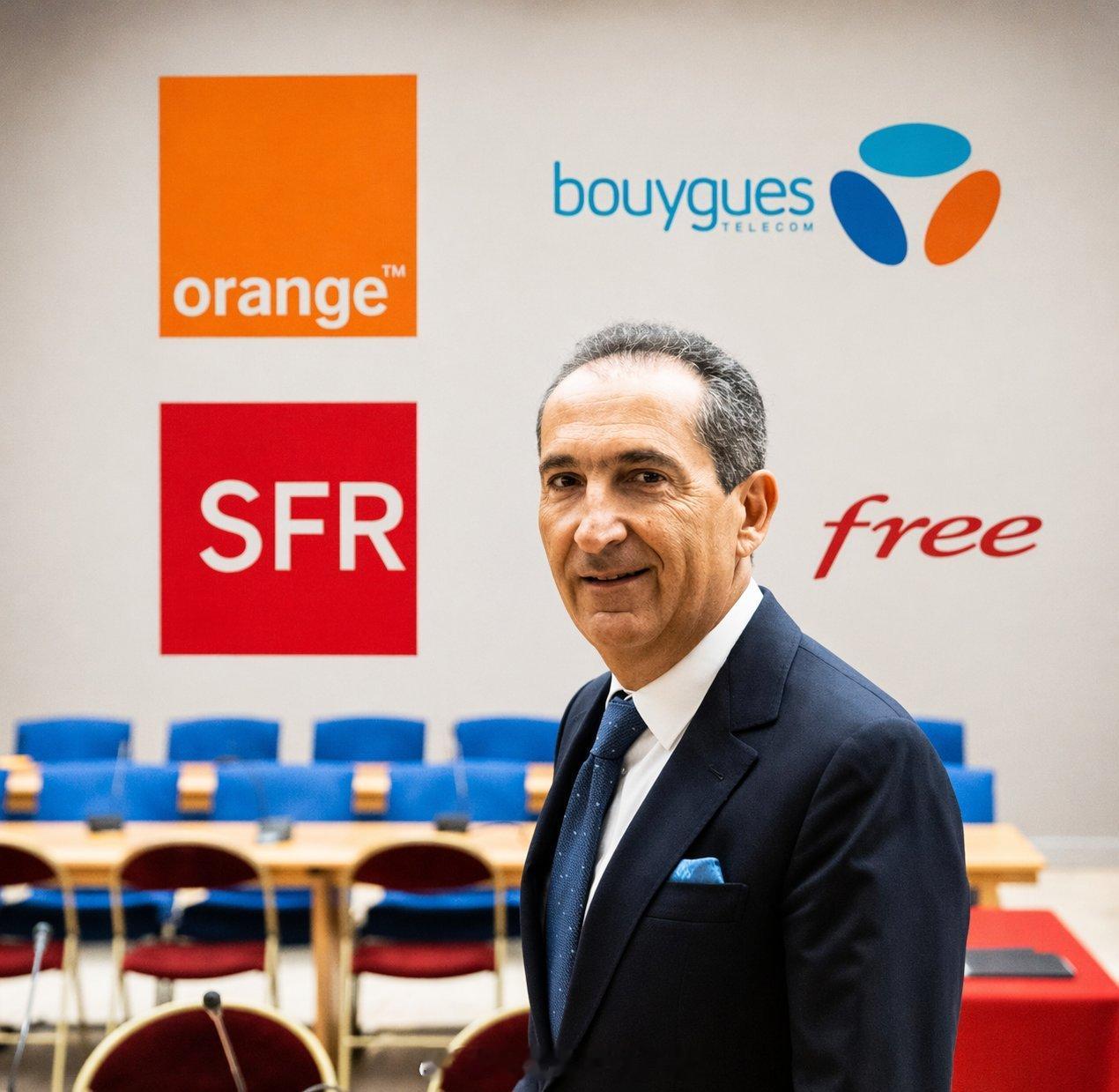 海外新鲜事 法国电信巨头帕特里克·德拉希已接受由由其他三家电信公司Orange、